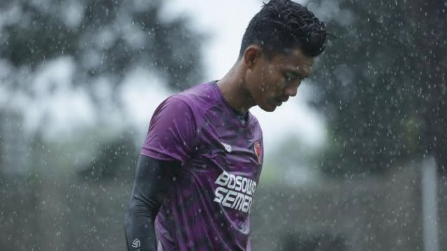 Pose Hilman Syah saat masih berseragam PSM Makassar. (foto/ig: @hilman_syah97)