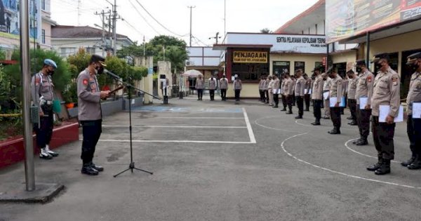 Polres Gowa Ingatkan Personil Waspadai Radikalisme Melalui Media Sosial 