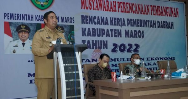 Musrembang Kabupaten, Bupati Maros: Kita Selaraskan Pembangunan