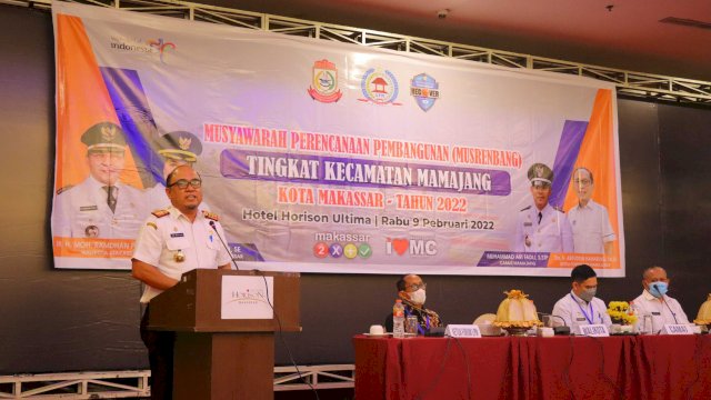 Musrenbang Kecamatan Mamajang digelar di Hotel Horison Makassar, (9/2/2022).