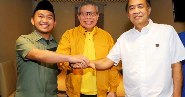 Koalisi Golkar, PPP dan PAN, Tiga Ketua Partai di Sulsel Bertemu