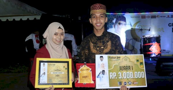 Mahasiswa UIN Alauddin Sabet Juara I di Festival Dai Milenial Gowa