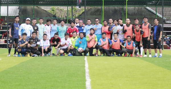 Gelora Makassar Silaturahmi Usai Lebaran Lewat Fun Soccer