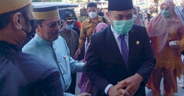 Andi Sudirman Hadiri Resepsi Pernikaham Putri Sulung Danny Pomanto