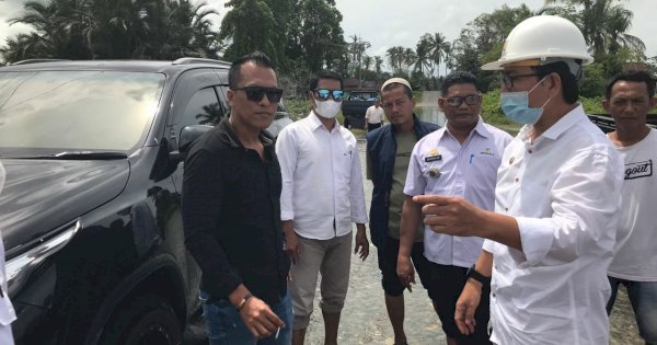 Wabup Suaib Tinjau Titik Banjir di Benteng