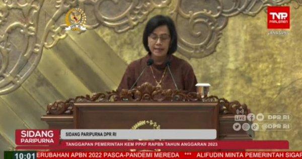 Sri Mulyani Ungkap Asumsi Pertumbuhan Ekonomi Tahun 2023 