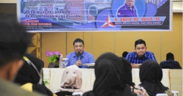 Arifin Kulle Harap Perda Retribusi Pelayanan Persampahan Dioptimalkan