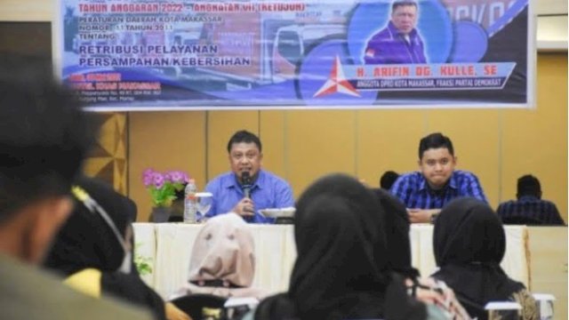 Arifin Kulle Harap Perda Retribusi Pelayanan Persampahan Dioptimalkan