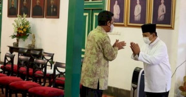 Safari Lebaran Prabowo Berakhir di Sri Sultan Hamengkubuwono X