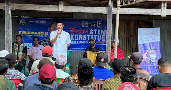 Reses, Warga Dorong Syamsuddin Karlos Maju Bupati Jeneponto