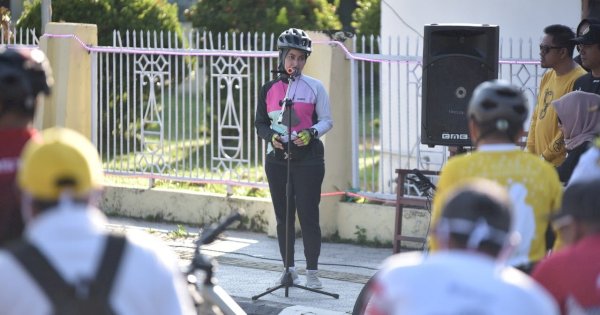 Bupati Indah Ikut Meriahkan World Bicycle Day