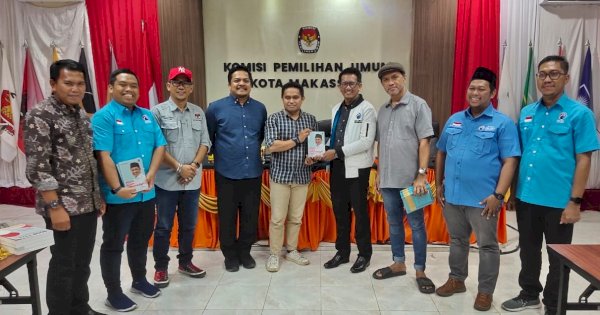 Sambangi KPU, Gelora Makassar Siap Masuk  Gelanggang Pemilu 2024