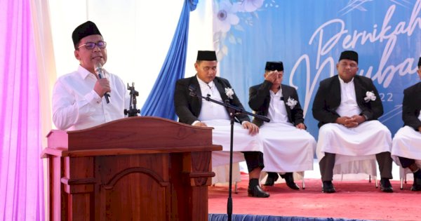 Hadiri Pernikahan 9 Pasang Santri Yayasan Al Bayan Hidayatullah, Ini Pesan Danny