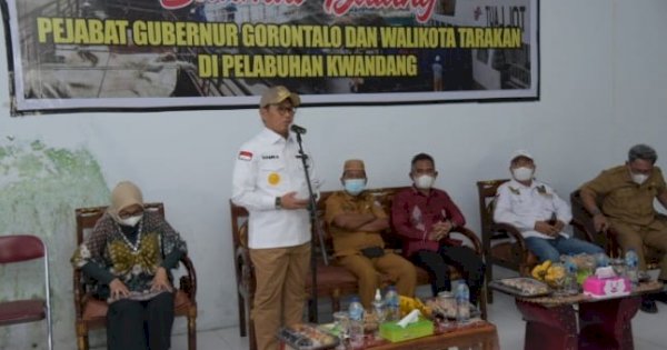 Pj Gubernur Gorontalo Kirim 256 Sapi ke Tarakan, Ini Harapannya