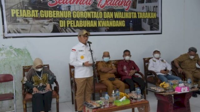 256 ekor sapi milik peternak se–Provinsi Gorontalo dikirim ke Tarakan, Kalimantan Utara. Pengiriman ternak sapi menggunakan kapal KM. Camara Nusantara 5 itu dilepas oleh Penjabat Gubernur Gorontalo Hamka Hendra Noer di Pelabuhan Kwandang, Kabupaten Gorontalo Utara, Rabu (28/6/2022).