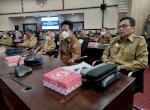 Sekda Lutra Amriadi Hadiri Sosialisasi UU HKPD di Kantor Gubernur Sulsel