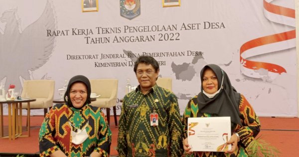 Luwu Utara Raih Penghargaan Binwas Bidang Pengelolaan Aset Desa, Cuma 3 di Sulsel