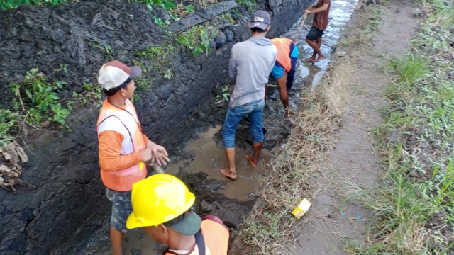 Pemerintah Provinsi Sulsel tengah melakukan penanganan pada Daerah Irigasi (DI) Leworeng di Kabupaten Soppeng untuk tahun anggaran 2022. (Istimewa) 