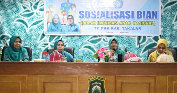 TP PKK Sosialisasi BIAN dan Ajak Untuk Sukseskan Vaksinasi Covid-19