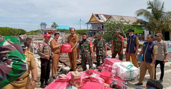 Puting Beliung di Tanakeke, Tim Gabungan Pemkab Takalar diterjunkan 