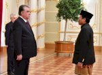 Dubes Fadjroel Rachman Serahkan Surat Kepercayaan kepada Presiden Tajikistan