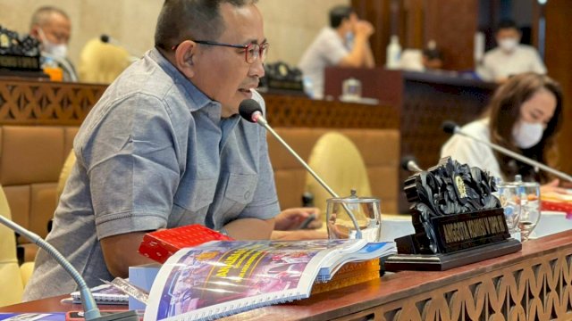 Komisi V DPR RI melakukan rapat evaluasi mudik lebaran 2022 bersama Kementerian Perhubungan, Kementerian PUPR, Basarnas dan Korlantans Polri di DPR RI, Senayan, Jakarta (20/6/2022). (Foto: ABATANEWS/Wahyuddin) 