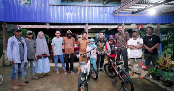 Gubernur Sulsel Kirim Sepeda dan Tim Tinjau Jalan Anak Sekolah yang Viral Bawa Parang