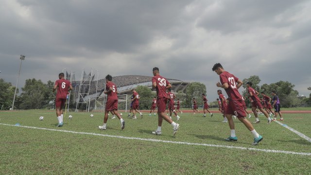 Skuad PSM Makassar yang melakukan persiapan di Malaysia jelang menghadapi Kuala Lumpur FC di match pertama Grup H, Piala AFC Cup 2022. (foto: Official PSM Makassar)