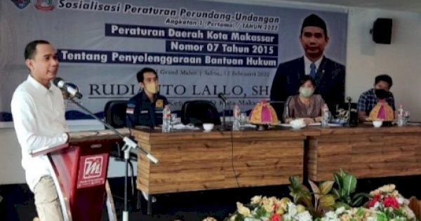 Sosialisasi Perda, Ketua DPRD Makassar Tegaskan Masyarakat Berhak Dapat Bantuan Hukum