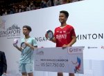 Indonesia Sapu Bersih Kemenangan di Final Singapore Open, China Paling Apes