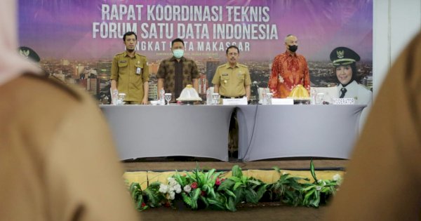 Sinkronisasi Data SKPD, Bappeda Makassar Rapat Teknis Forum Satu Data Indonesia 