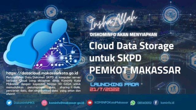 Diskominfo Makassar bakal launching 2 Aplikasi pekan depan. (Abatanews/Azwar)