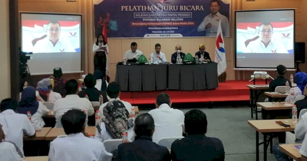 Perindo Sulsel Gelar Pelatihan Juru Bicara, Ini Pesan Hary Tanoesoedibjo