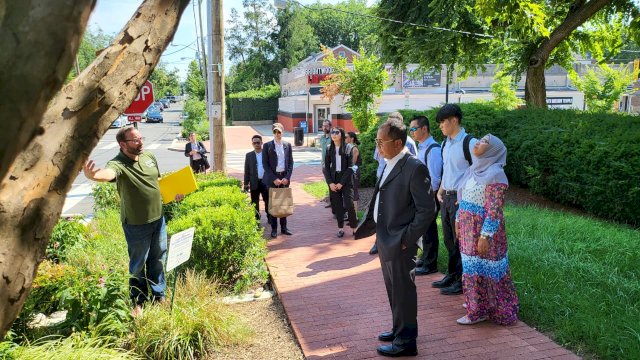 Wali Kota Makassar, Moh. Ramdhan ‘Danny’ Pomanto dalam kunjungan kerjanya di Ibu Kota Amerika Serikat (AS), Washington DC, Senin (25/7/22). (sumber: Diskominfo Makassar)