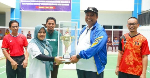 Bupati Chaidir Buka Turnamen Bulutangkis dan Tenis Meja di Rangkaian Hari Jadi Maros