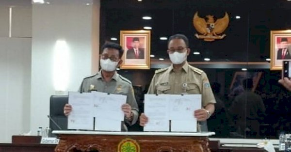 Disambangi Gubernur Anies, Mentan SYL: Kami Dukung Penuh, Sepanjang untuk Bangsa