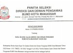 Pengumuman Hasil Seleksi Direksi dan Dewas BUMD Berdasarkan Nilai Tertinggi