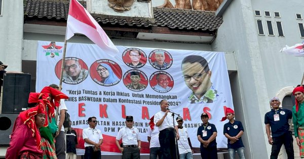 Jarnas Sultan Hasanuddin Deklarasikan Anies Baswedan Capres 2024