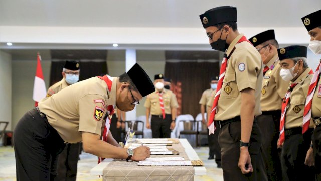 Mantan Ketua Dewan Kerja Nasional 2013-2018, Yudha Adyaksa dipercaya mengembang amanah besar menjadi Kepala Pusat Informasi (Kapusinfo) Kwarnas Gerakan Pramuka. (Istimewa) 