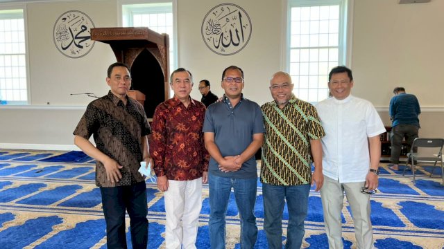 Wali Kota Makassar, Moh. Ramdhan 'Danny' Pomanto menyempatkan berkunjung ke IMAAM Center di sela kunjungan kerjanya di Washington DC, Amerika Serikat. (Istimewa) 