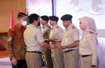 Pegawai Kementerian ATR/BPN Kini Punya Baret dan Tongkat Komando