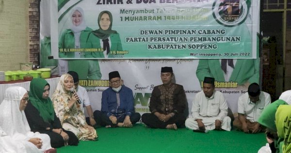 PPP Soppeng Gelar Zikir dan Doa Sambut Tahun Baru Islam 1444 Hijriah