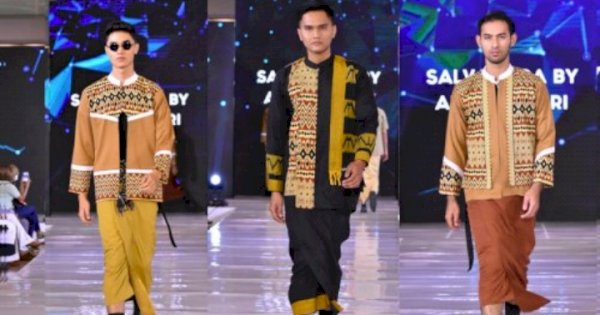 Keren, Batik Rongkong ‘Hipnotis’ Penonton Surabaya Fashion Festive