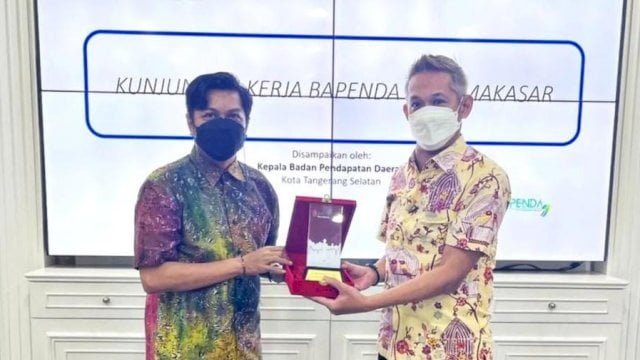 Bertukar Inovasi, Kepala Bapenda Makassar Firman Pagarra Berkunjung ke Tangsel