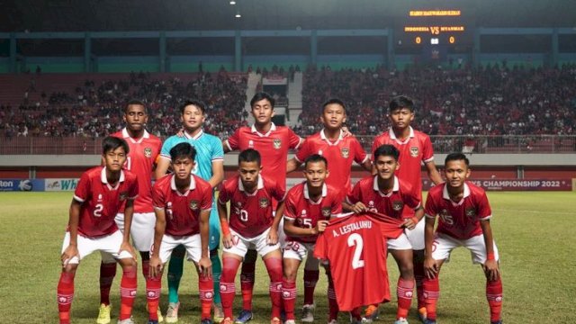 Timnas Indonesia pada Piala AFF U-16 2022. (Foto: PSSI) 