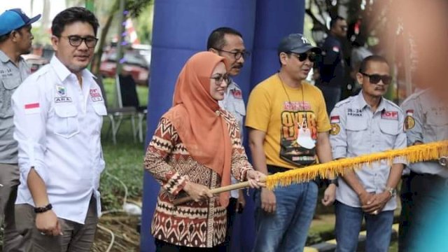 Bupati Indah Putri Indriani siap berkolaborasi dengan Pengurus Cabang Indonesia Off-Road Federation (IOF) Kabupaten Luwu Utara untuk urusan sosial hingga kemanusiaan.