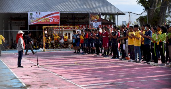 26 Tim dari OPD Lutra Ramaikan Turnamen Futsal dalam Rangka HUT RI ke-77