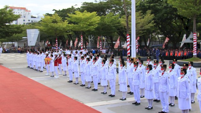 Dispora Sebut Paskibraka Makassar Dilatih Sejak Maret