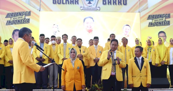 Pengurus DPD II Golkar Barru Resmi Dilantik 