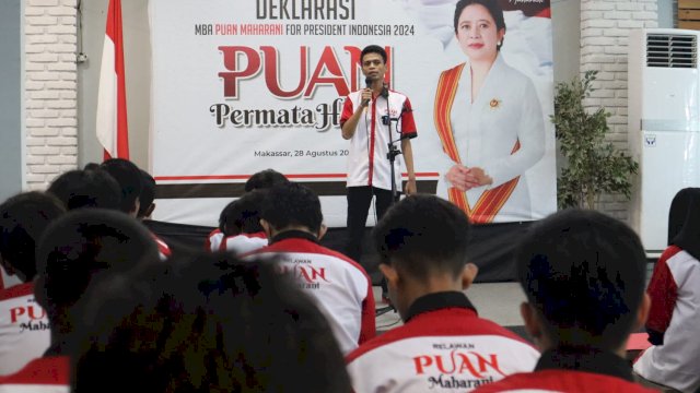 Relawan Permata Hatiku Makassar Deklarasikan Puan Maharani Calon Presiden 2024